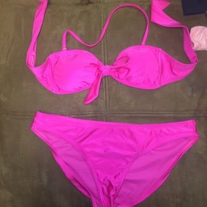 Pink bikini